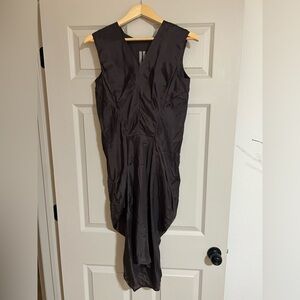 Rick Owens Asymmetrical Black Dress